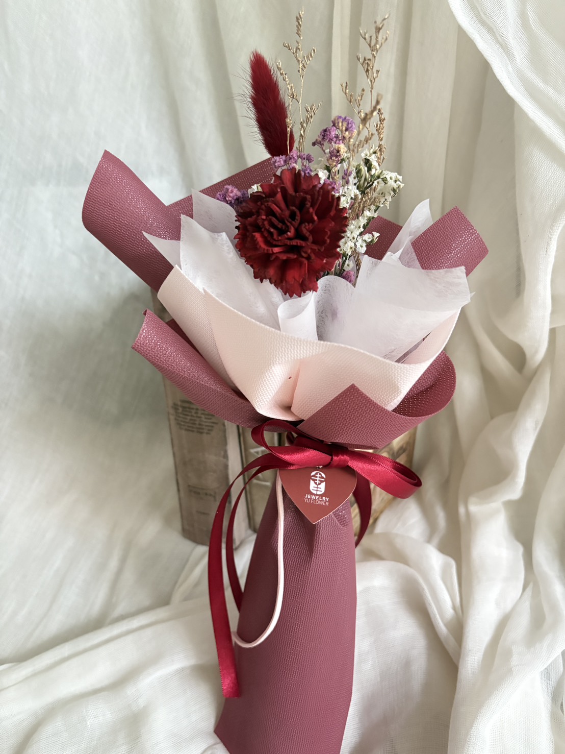 2025香氛康乃馨單支花束(紅)